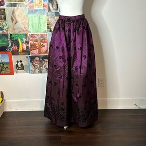 Vintage purple maxi skirt